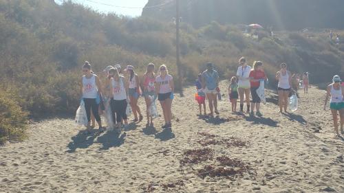 Beach Clean Up at Mugu State beach